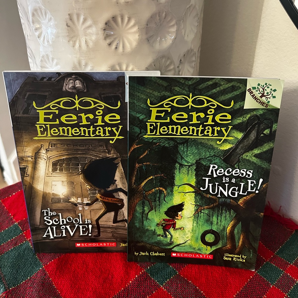 Eerie Elementary Book Set of 2 Chapter Books 2nd Grade Level
